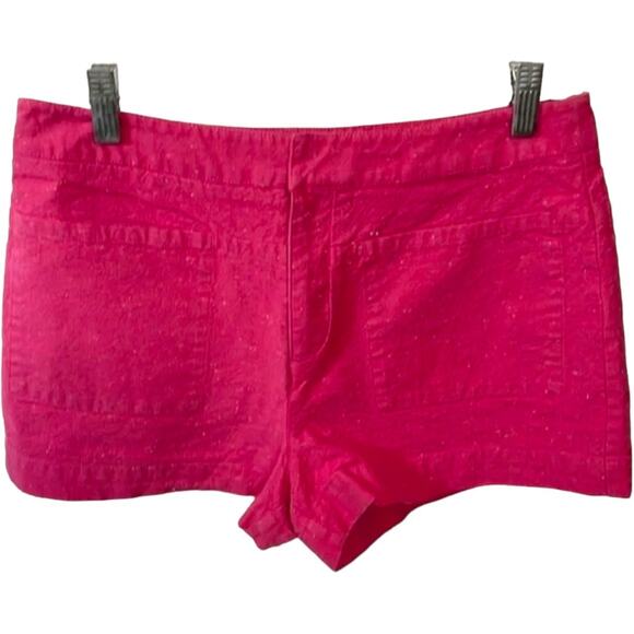 Kate Spade Saturday Shorts in Barbie Pink & White Speckles - Picture 1 of 6